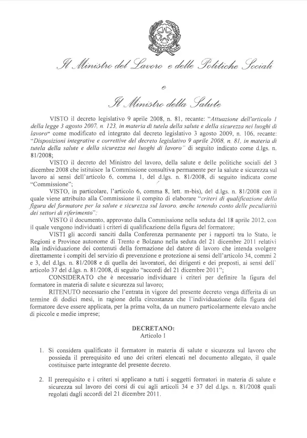 Diventa formatore e consulente sulla sicurezza sul lavoro 3